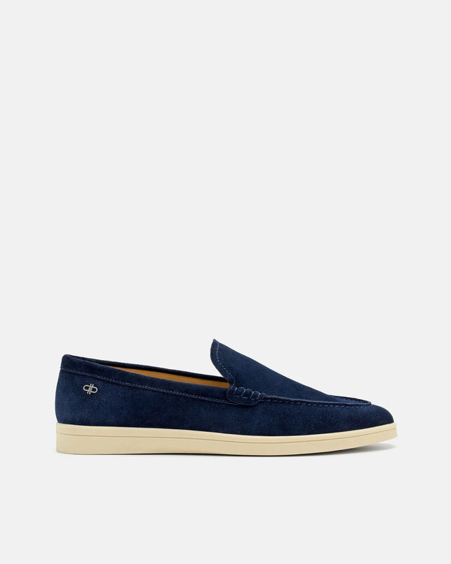 Roam Suede Loafers - Navy Suede