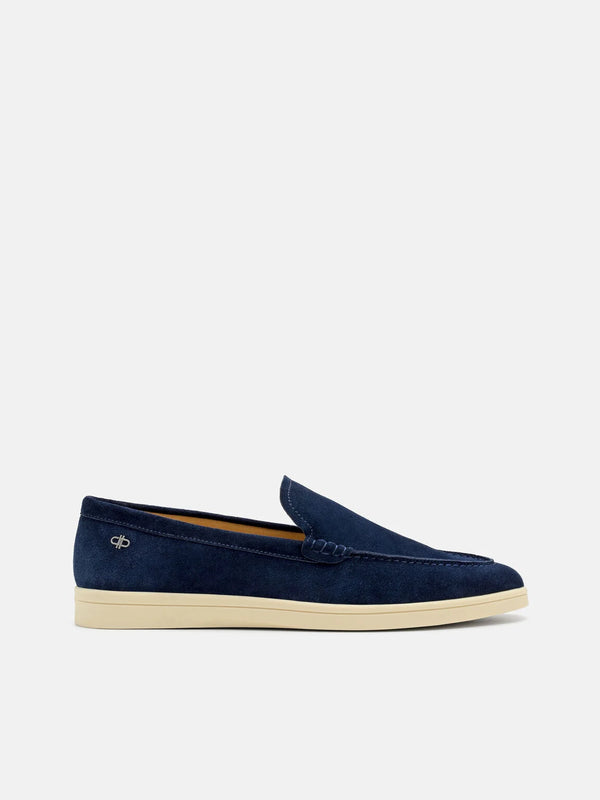 Roam Suede Loafers - Navy Suede