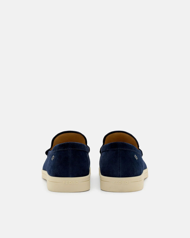 Roam Suede Loafers - Navy Suede