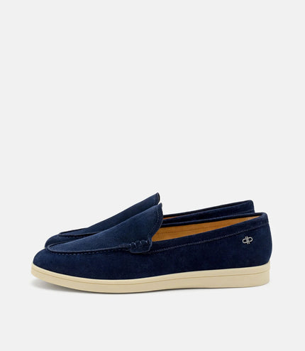 Roam Suede Loafers - Navy Suede