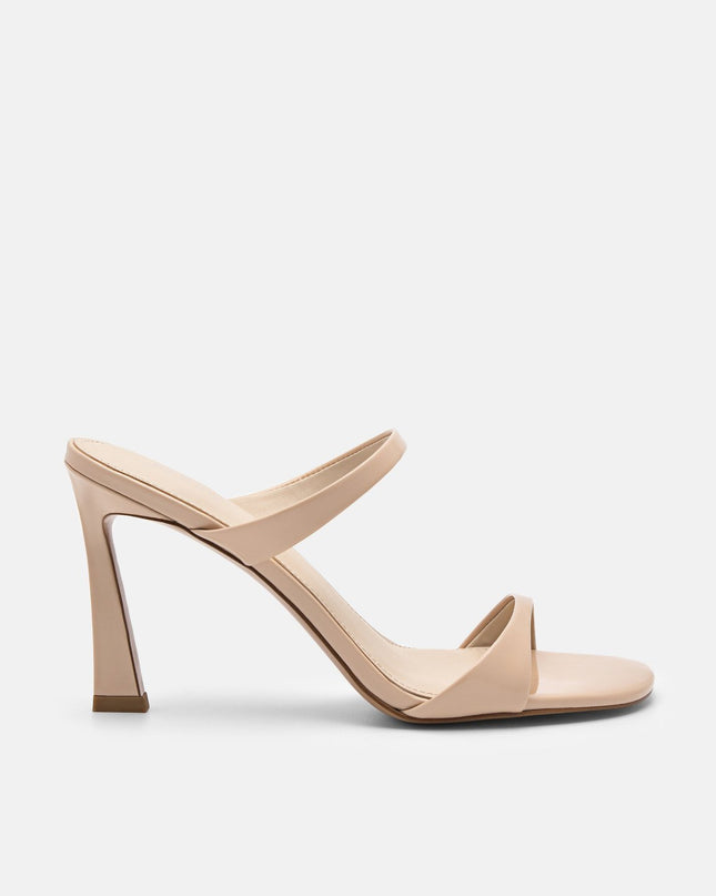Mia Heel Sandals - Nude