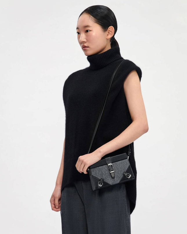 Mara Mini Shoulder Bag - Black