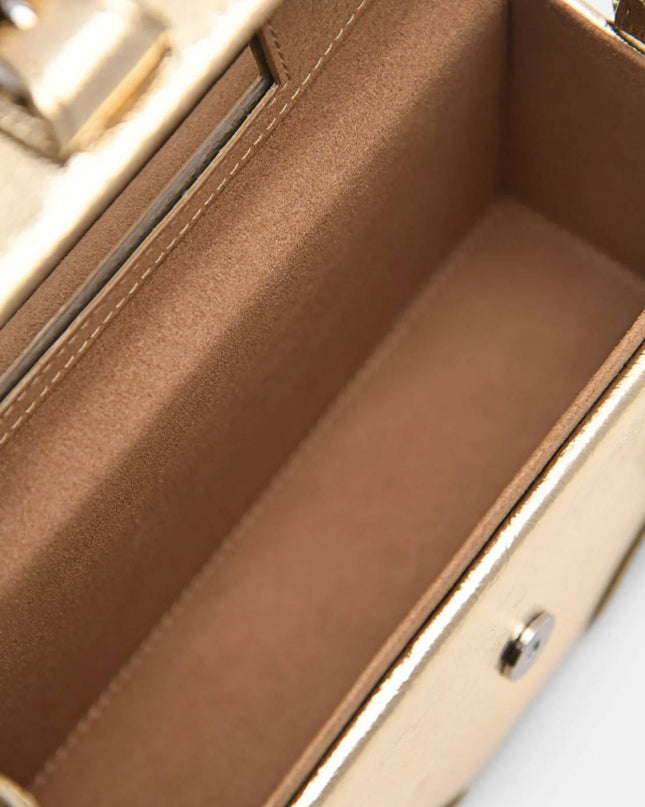 Mara Mini Shoulder Bag - Gold