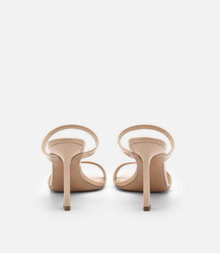 Mia Heel Sandals - Nude