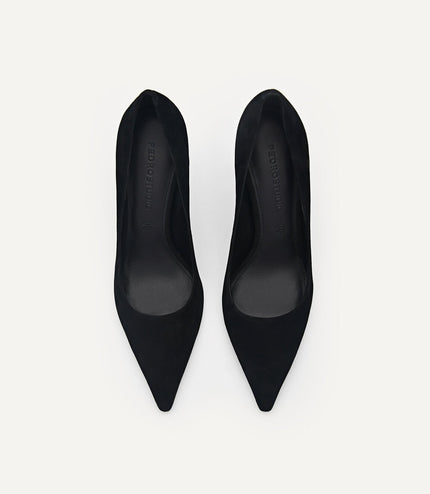 PEDRO Studio Ursula Leather Pumps - Black