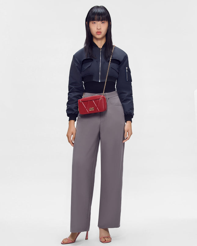 Effie Mini Shoulder Bag - Wine