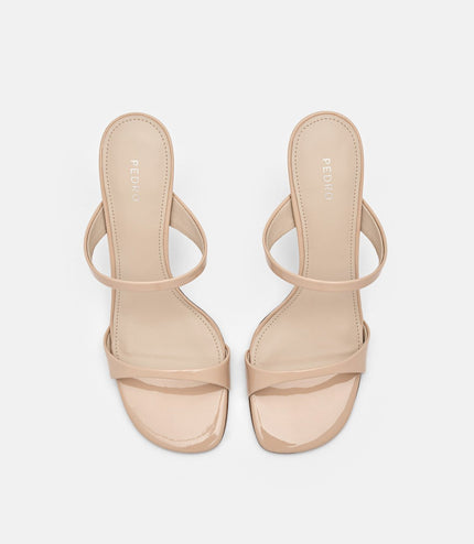 Mia Heel Sandals - Nude