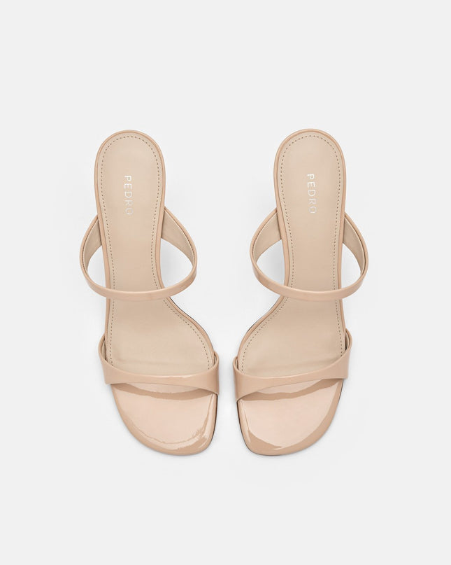 Mia Heel Sandals - Nude