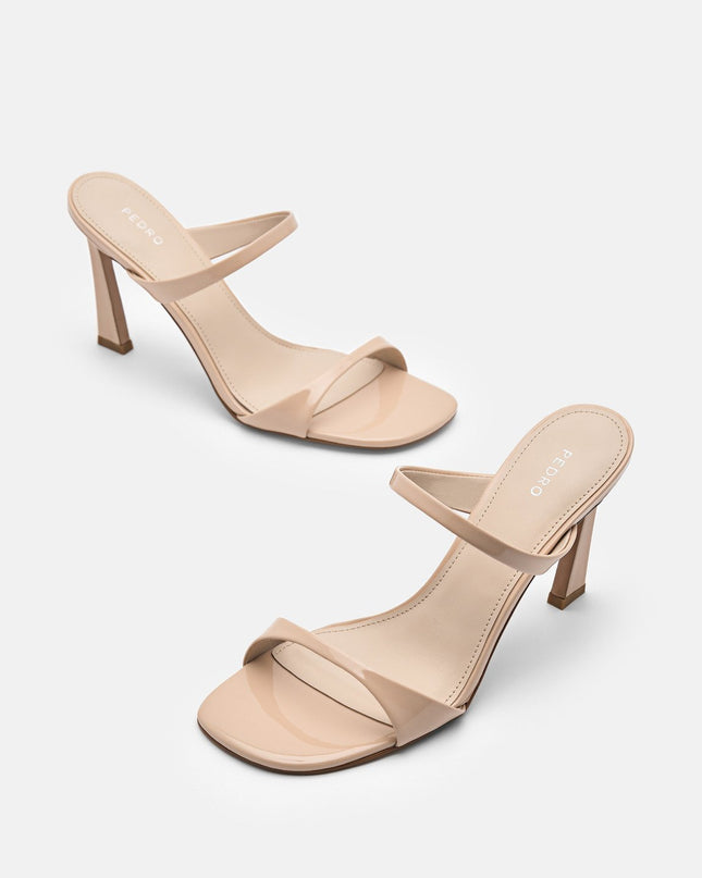 Mia Heel Sandals - Nude