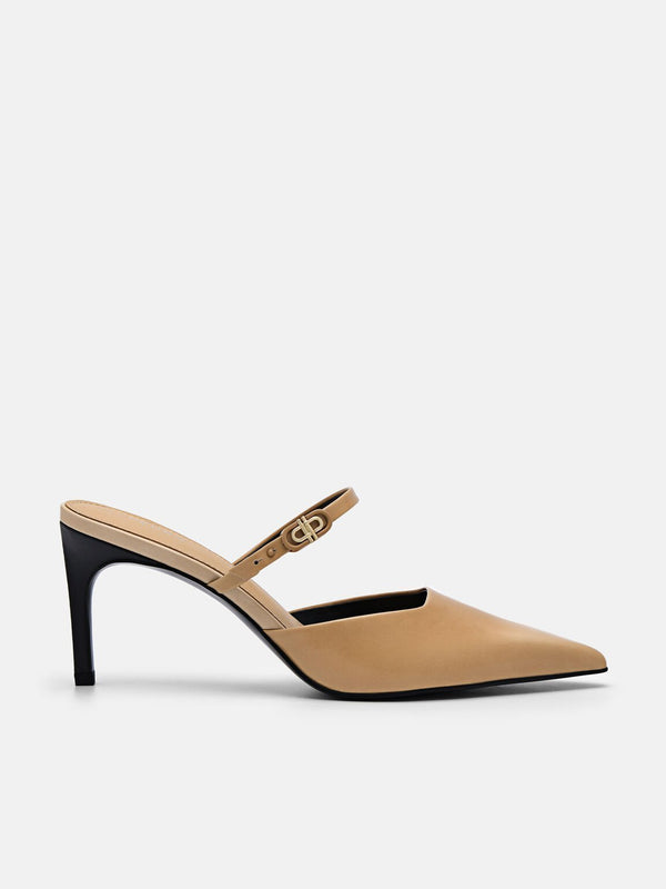 PEDRO Icon Leather Pumps - Nude