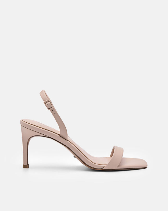 PEDRO Studio Mel Leather Heel Sandals - Nude