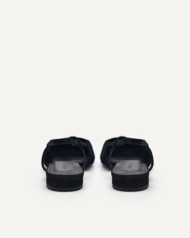 PEDRO Studio Kate Leather Ballerina Flats - Black