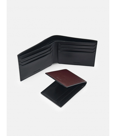 PEDRO Icon Leather Bi-Fold Wallet with Insert