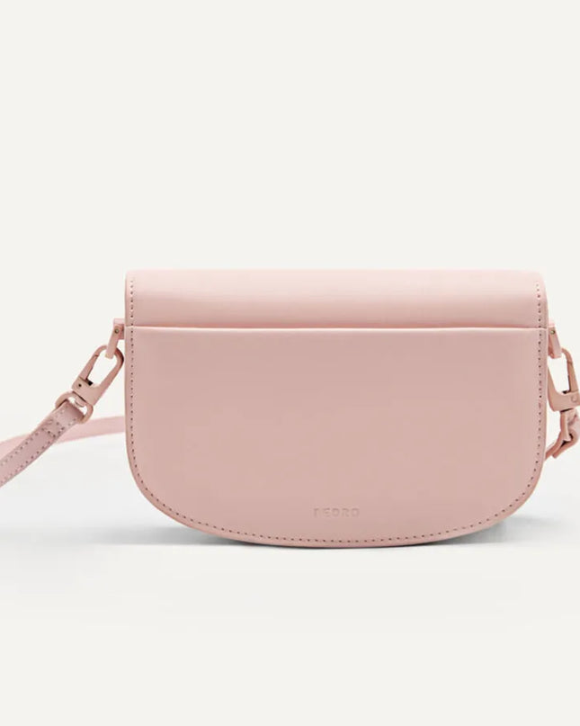 PEDRO Icon Leather Shoulder Bag - Pink