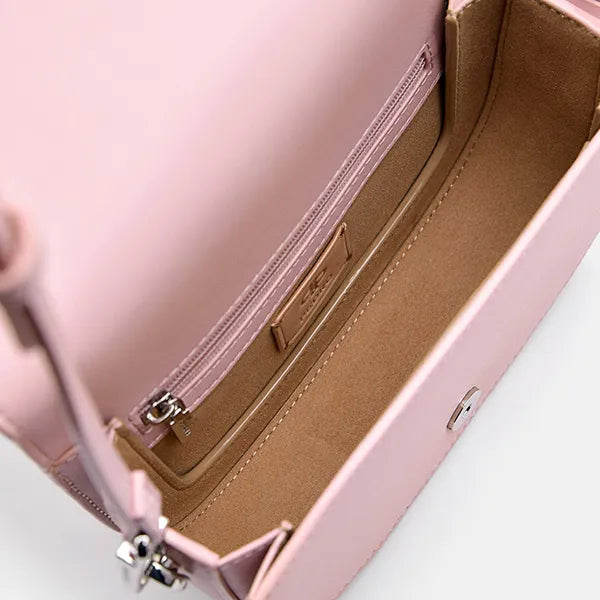 PEDRO Icon Leather Shoulder Bag - Pink