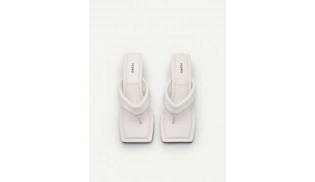 Vibe Heel Sandals - White