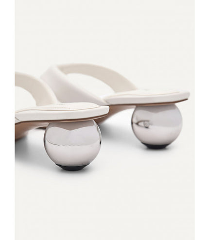 Vibe Heel Sandals - White