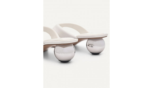 Vibe Heel Sandals - White