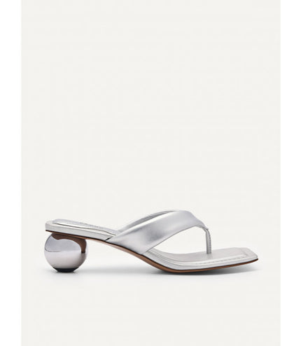 Vibe Heel Sandals - Silver