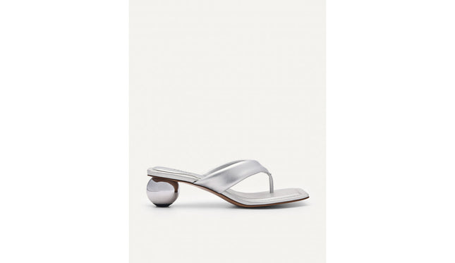 Vibe Heel Sandals - Silver