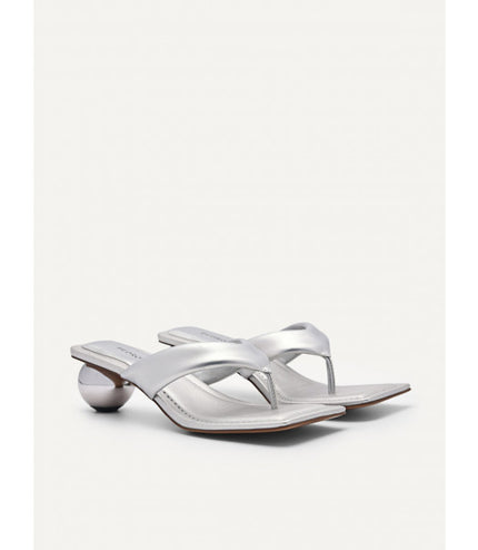 Vibe Heel Sandals - Silver