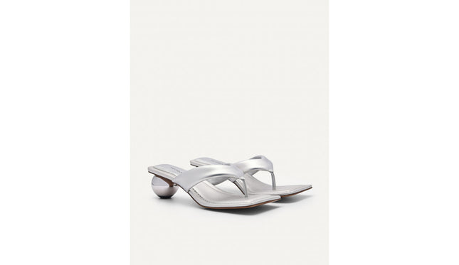 Vibe Heel Sandals - Silver