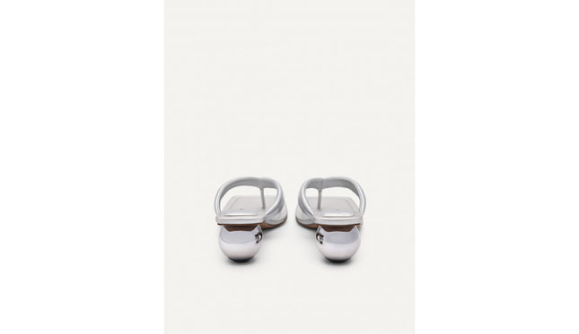 Vibe Heel Sandals - Silver