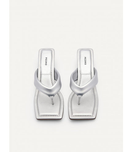 Vibe Heel Sandals - Silver